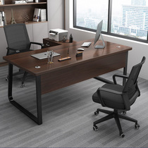 Mrs. Rosas desk and chair combination of simple modern boss table singleton manager table office furniture