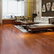 Nature solid wood flooring cherry wood household wood flooring high quality high-end villa household living room solid wood flooring