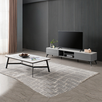 Zhihua Italian minimalist light luxury new stone rock slab living room household storage function coffee table TV cabinet combination