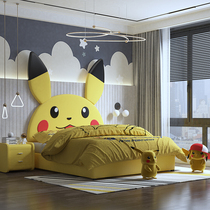 Phimas children's bed boy 1 5 m girl modern simple ins furniture combination cartoon single bed 1 2