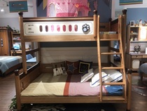 Noble Yuanmei Bar Children's Bed All Solid Wood Bed Upper and Lower Bed High and Lower Bed Bounk Bed Upper and Lower Bed M48