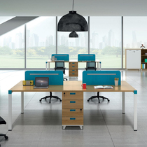 paiger office furniture screen station staff table modern simple four-person with Cabinet