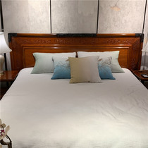 Youlian is home big fruit red sandalwood (Pterocarpus macarocarpus) three-piece oriental style bed