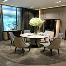 Antonio G233 light and luxurious furniture restaurant round dining table