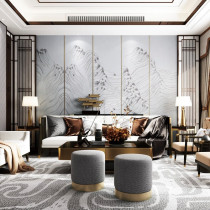 Hong embroidery seamless wall cloth Splendid Weiyang 6874-21 embroidery new Chinese style wallpaper TV single embroidery