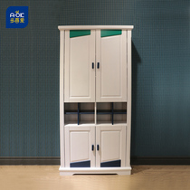 Multi Love Wardrobe Modern Minimalist Home Bedroom Overall Assembled Solid Wood Economy Type Double Door Wardrobe DNH21