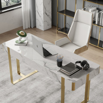 Shang Chi Rock Plate Desk Minimalist Desk Simple Marble Narrow Desk Home Computer Desk Modern Light Luxury Book Desk