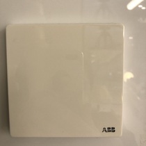 ABB switch single control switch household wall light switch panel Xuan Zhibai L one single open