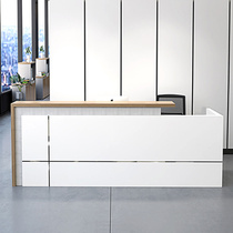 Karohao simple modern company front desk desk bar counter board table Reception desk Office front desk table Welcome desk