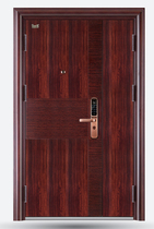 Look forward to 81A wood grain Class-A C level lock core customizable villa gate security security door minimalist fashion is guaranteed