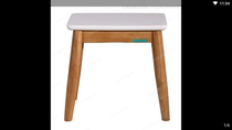 QuanU Quanyou home simple fresh solid wood small stool Chongqing Nanping shop Red Star Macailong