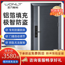 WL Wang Li security door home class A door entrance door villa door security door entrance door smart door CL38
