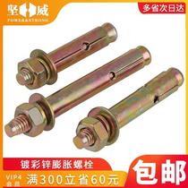 Expanded iron galvanized external expansion Bolt pull-out screw expansion tube pull explosion nail M6M8M10