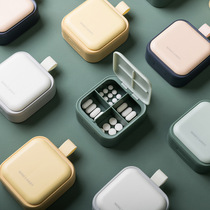 One week elderly medicine box Morning middle and evening dispensing Portable medicine box Mini pill box Small travel storage medicine box