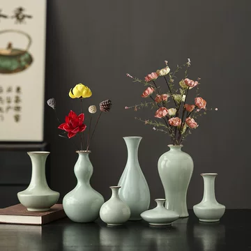 汝窑天青釉花瓶-汝窑天青釉花瓶促销价格、汝窑天青釉花瓶品牌- 淘宝
