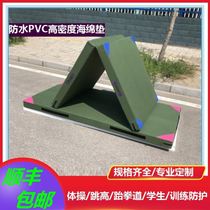 Camouflage martial arts equipment parkour padded outdoor wrestling mat dance mat somersauler sports mat sponge mat student