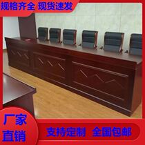 Solid wood podium Lecture platform Judge platform Modern venue Company staff lecture hall Paint training room Diamond shape