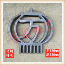 All the best for the good fortune and iron art gate Auspicious Words Iron Art Balustrade Decoration Character Iron Art Flower Accessories