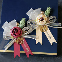 2021 Bride and groom corsage opening ceremony Corsage Both parents wedding pin flowers Full set of family wedding style
