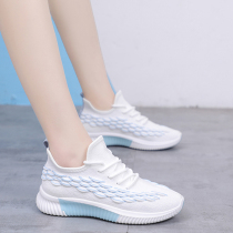 Pregnant women shoes 2021 spring new casual white sports shoes a pedal mother small white shoes old Beijing cloth shoes