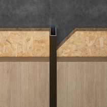 Dianjue Pavilion wall tile closing edge corner line aluminum alloy U-shaped bar U groove buckle strip black titanium hemming decorative strip tile line