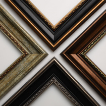 Oil painting frame customized digital oil painting framing custom large size outer frame hanging wall retro painting frame frame jigsaw puzzle photo frame