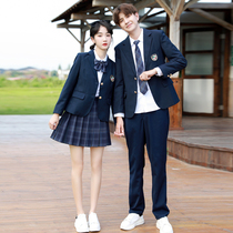 Class clothes Academy wind autumn and winter high school students suit jacket jk uniforms graduation season sports uniforms set