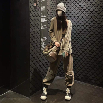 Spring Clothing 2022 New Women Design Sensation Small Crowdnet Red Fried Street Casual Fashion Sportswear Clothing Two Suits