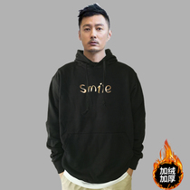 Sweatshirt men hooded Yu Wenle ins cotton Tide brand loose spring and autumn winter plus velvet simple thin student lovers