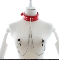 Alternative sex metal collar collars online shop sex products temptation stainless steel breast clip