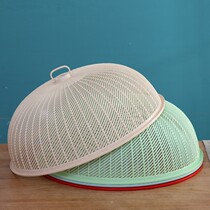 Cover Vegetable Hood Home Anti-Fly Table Leftover Hood Plastic Folding Washable Food Vegetable Hood Anti-mosquito Meal 