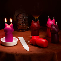 Double Head Cryogenic Candle Prickly Buns Buns buns Spice Gative Suit Tunic to Teach Adult Sex spice