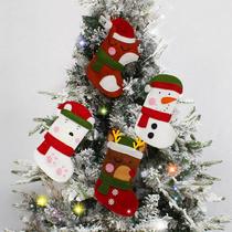 New Christmas candy bag snowman fawn Christmas tree pendant window decoration socks Christmas socks gift bag