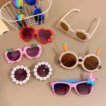 Boy girls summer eye care sunglasses Childrens sunglasses Fashion Korean version Anti-UV sunglasses sunscreen girl