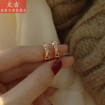  Cross earrings female temperament niche earrings explosive ear rings ear buckles ear clips 2021 new trend high-end atmosphere