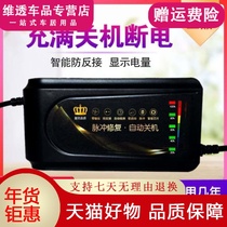 Two-wheeled three-wheeled automatic power off electric vehicle battery charger 48V60V72V80V Taiwanese Wang Li Europe