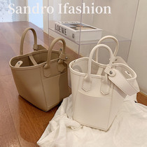 Sandro Ifashion small bag female 2021 new fashion all shoulder portable bucket bag mobile phone bag