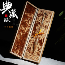 Book Liang natural horn pure wolf brush professional grade sheep pen head calligraphy brush high-end Chinese painting creation good brush adult practice special brush gift box set gift