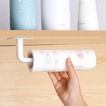 Kitchen Paper Towel Rack Paper Hanging-free refreshing film suction oil wall-mounted roll quality bar cupboard containing shelve
