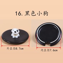 Water cup lid ceramic cup lid mug cup lid round universal accessories cover glass cup cover single sale