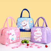 Lunch box handbag bento bag insulation bag heat insulation thickened Oxford cloth lunch box bag primary school students special insulation bag