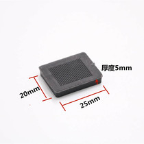 Small two glass gasket plastic steel push-pull door and window lifting block broken bridge aluminum alloy push-pull double glass lift block glass pad block