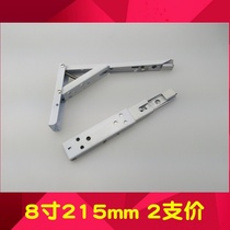 8 Inch Triangle Bracket Active Closeup Upper Wall Foldable Triangle Support Plate Toautomatic Spring Bracket Angle Rack