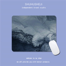 Cold wind illustration mouse pad couple simple cute office table mat game rubber pad hipster cartoon female