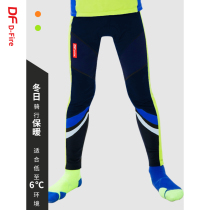 DF Dfaire Warm autumn winter anti-cold grip velvety riding pants children breathable and warm and velvety riding suit