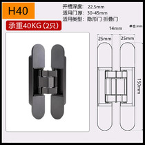Shui Snow invisible door folds 180 degree wooden door hidden outside the 3D dimensional dark door