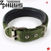Double-breasted large dog collar dog dog collar horse dog Golden Madrid big dog collar medium dog leash neck collar