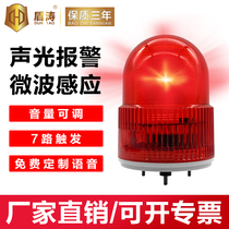 Sound and light alarm 220V24V12V Rotating flash alarm light Flashing light indicator warning light JR-SG01