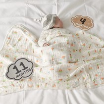 Baby bath towel gauze newborn bath towel childrens towel was first born treasure cover blanket super soft supplies