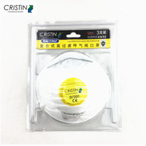 Kristen composite breathable filter dust mask with breathing valve spray paint decoration anti-dust D7201